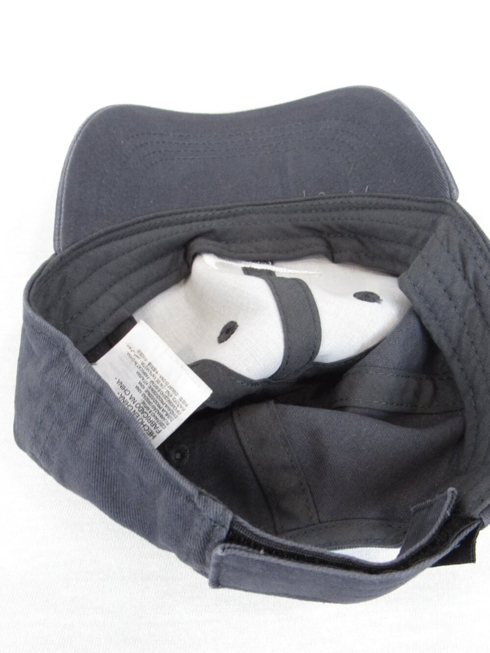 Nike Boys Toddler 2T-4T Cap Swoosh 100% Cotton Adjustable Baseball Gray Hat - Picture 10 of 10